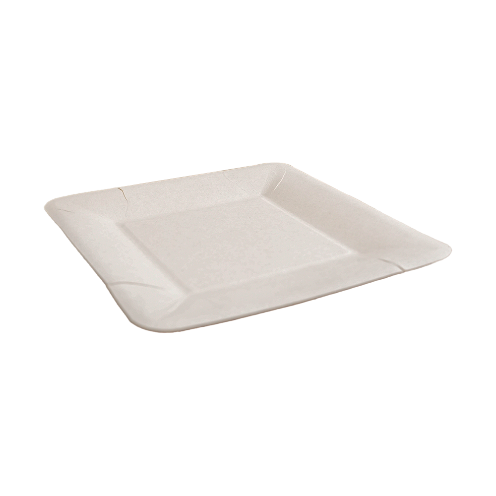 Plato Cuadrado Gold 20x20